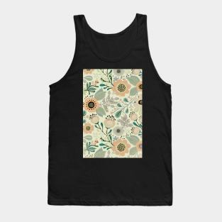 Autumn Vintage Illustration Tank Top